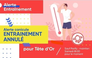 Entraînement annulé